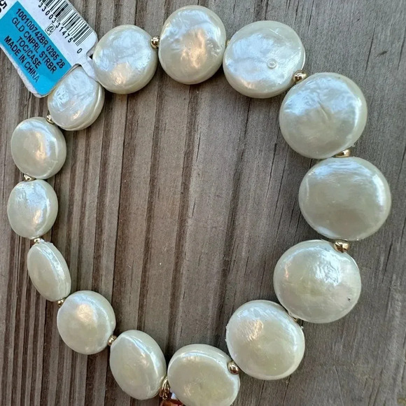 PEARL CHARTER CLUB BRACELET - Picture 2 of 2